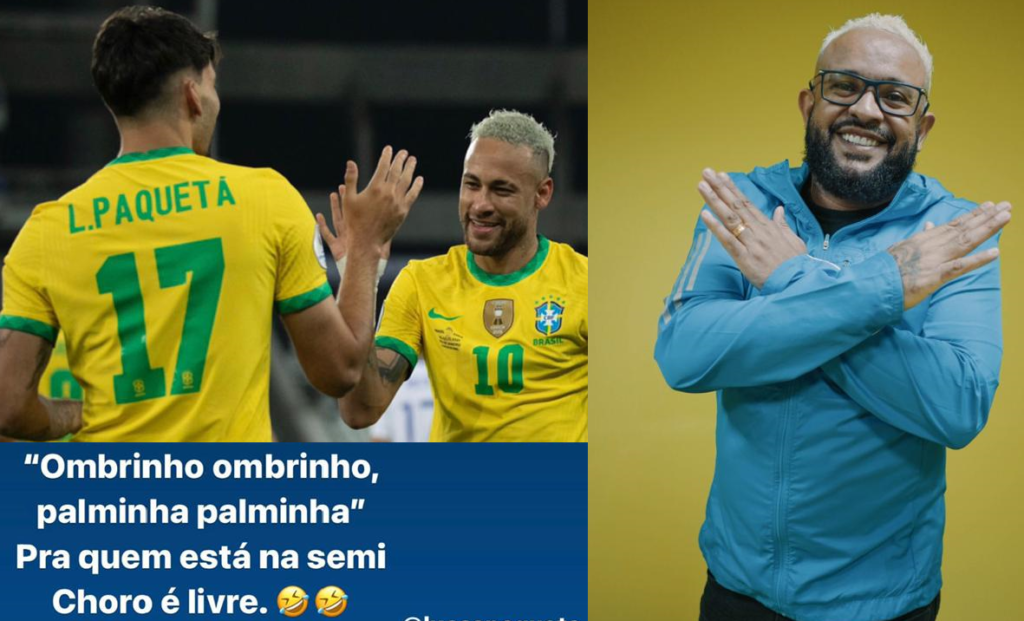 Neymar e Lucas Paqueta